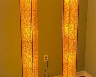 15)   $295   Lighted column lamp • 70high 10across  • set of two