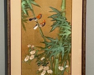 Asian cardinal bird picture  • 36 x 21 
