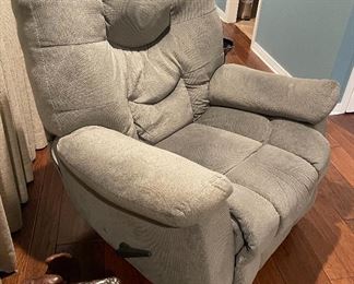 45)   $125    crushed velvet Recliner chair  • 42 high 43 wide 44 deep 