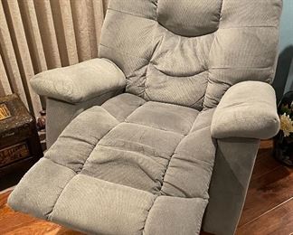 45)   $125    crushed velvet Recliner chair  • 42 high 43 wide 44 deep 