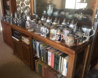 Hundreds of steins.