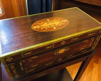 gorgeous writing desk that belonged to Lafayette's first physician.- Dr John Bailey Kennedy--the doctor for early Vermillonville 