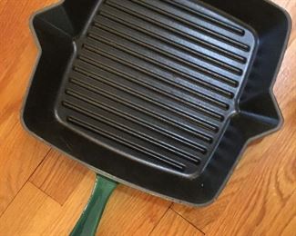 brand new never used Staub enameled griddle skillet