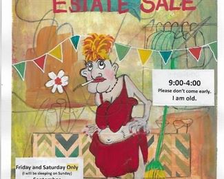 Estate Sale Flyer