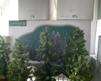 Dept 56 Trees/Boxes