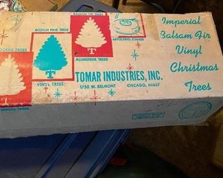 Vintage OH SO COOL!! Imperial Balsam Fir Vinyl Christmas Tree in the box!!