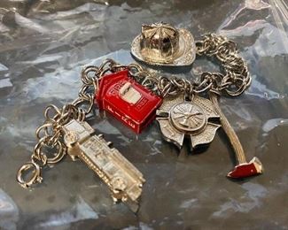 Fireman Charm Bracelet 