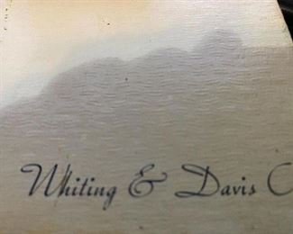 Whiting & Davis Bib Necklace. Original Box