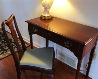 Side View Solid Cherry  Desk / Chair