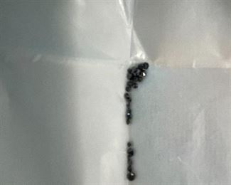 Loose black diamonds