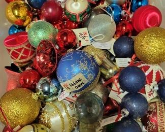 25c Christmas Ornaments- Inside Storage Room- ORNAMENTS STILL AVAILABLE