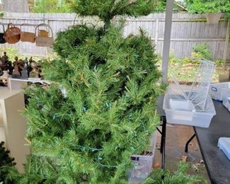 $5 Articial Christmas Trees, All Sizes, and some Lighted.- CARPORT AREA