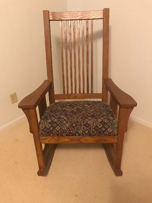 Mission Style Rocking Chair