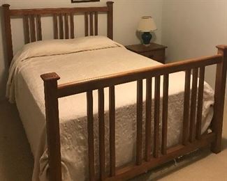 Mission Style Queen Bed
Stand alone or purchase with matching rocker and nightstand.