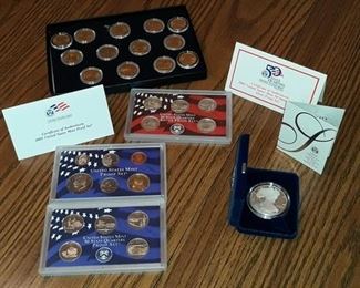 US Mint proof sets