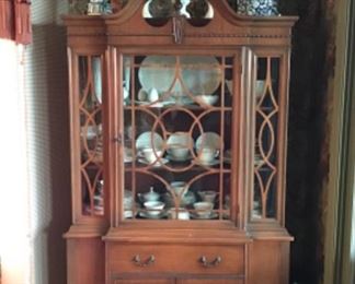 Mahogany China Cabinet 