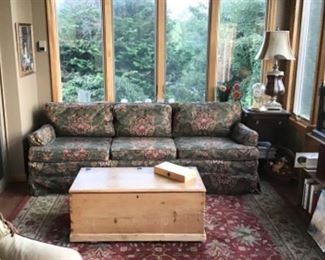 Primitive Trunk, MCM Sofa w/ Slipcover 