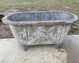 Shabby Chic French Bathtub Style Planter