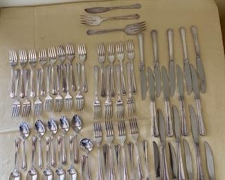 (60) Silver Plated Flatware by Oneida