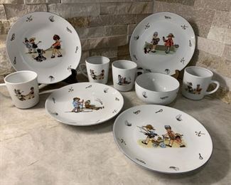 Set of Folk Life Dishes from Pier 1 Imports, made in Germany