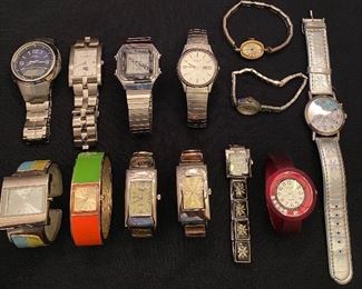 Ladies & Gentlemen’s Wristwatches Watches; Seiko, Gruen & More! 