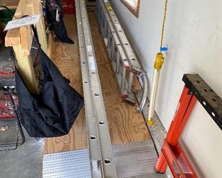 USA made 28’ foot extension ladder & 16’ foot Werner extension ladder 