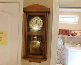Nice oak clock.