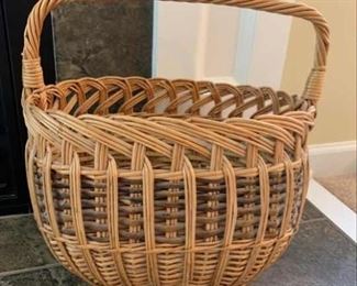 Vintage hearth basket