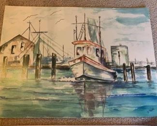 Painting watercolor Betsy Reed
