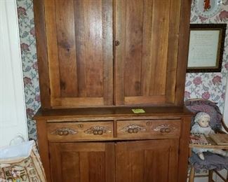 Antique Maple Cupboard