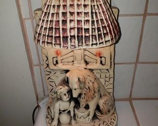 Cute child and dog light! 