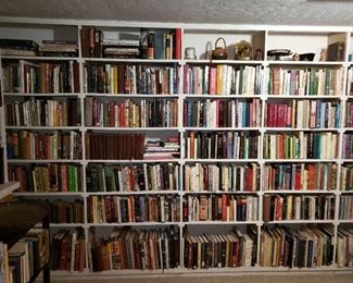 A lifetime collection of books by an avid and knowledgeable collector. 