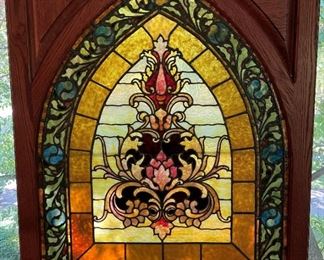 Stained glass window from a church (fully restored)