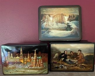 Russian lacquer boxes