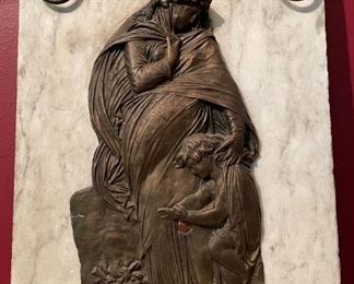 Bronze plaque from monestary