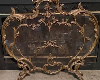 Fireplace screen