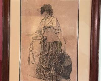 Etching by J. Rolshoven