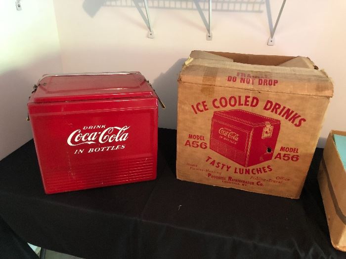 NOS Coca Cola Cooler with Box and inserts!!!