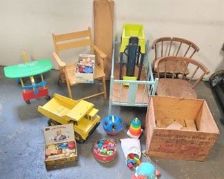 Vintage Childrens Furniture Toys