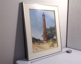 ORIGINAL Lighthouse Watercolor by Michel