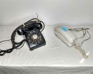 Bell System Western Electric Rotary Phone And Conairphone