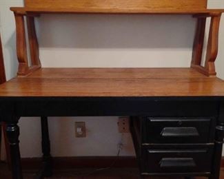 Handmade Desk With Removable Hutch Shelf