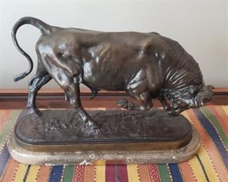 Bronze Large Bull by Bonheur