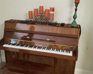 Young Chang upright piano with bench