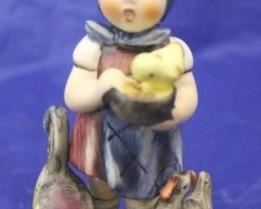 12 - Hummel "Feeding Time" 4 1/2" tall
