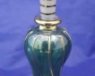 25 - Glass Perfume Bottle 6 1/2" tall