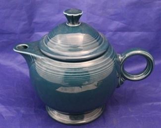 51 - Fiesta Pottery Teapot 7 1/2" tall
