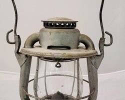 73 - Lehigh Valley Railroad Lantern 15" tall
