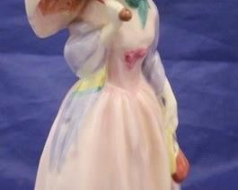 97 - Royal Doulton "Miss Demure" Figurine 7 1/2" tall

