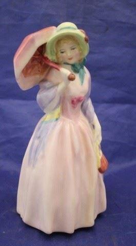 97 - Royal Doulton "Miss Demure" Figurine 7 1/2" tall
